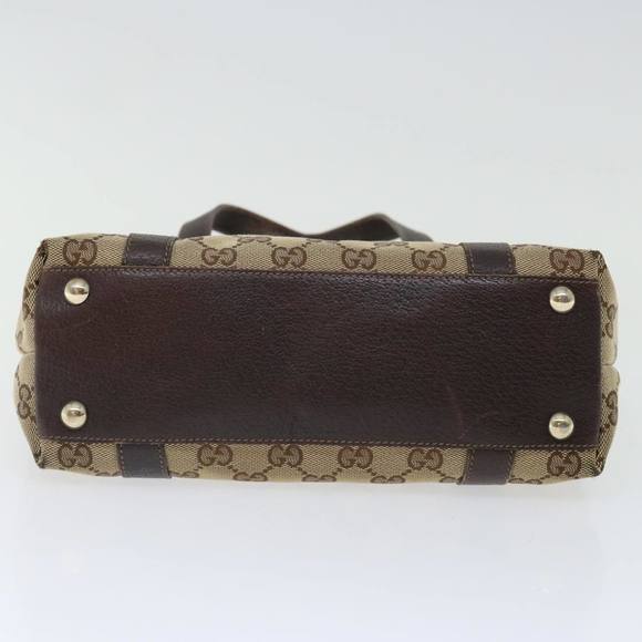GUCCI GG Canvas Hand Bag Beige 141471 Auth ep3861 - Picture 9 of 16